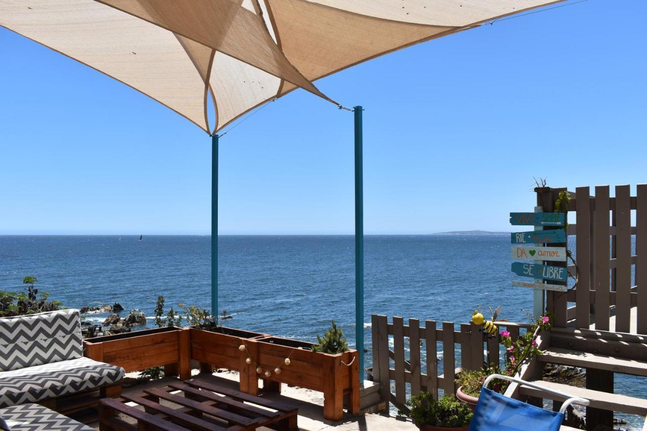 Bahia Luz Hostal Concon Bagian luar foto